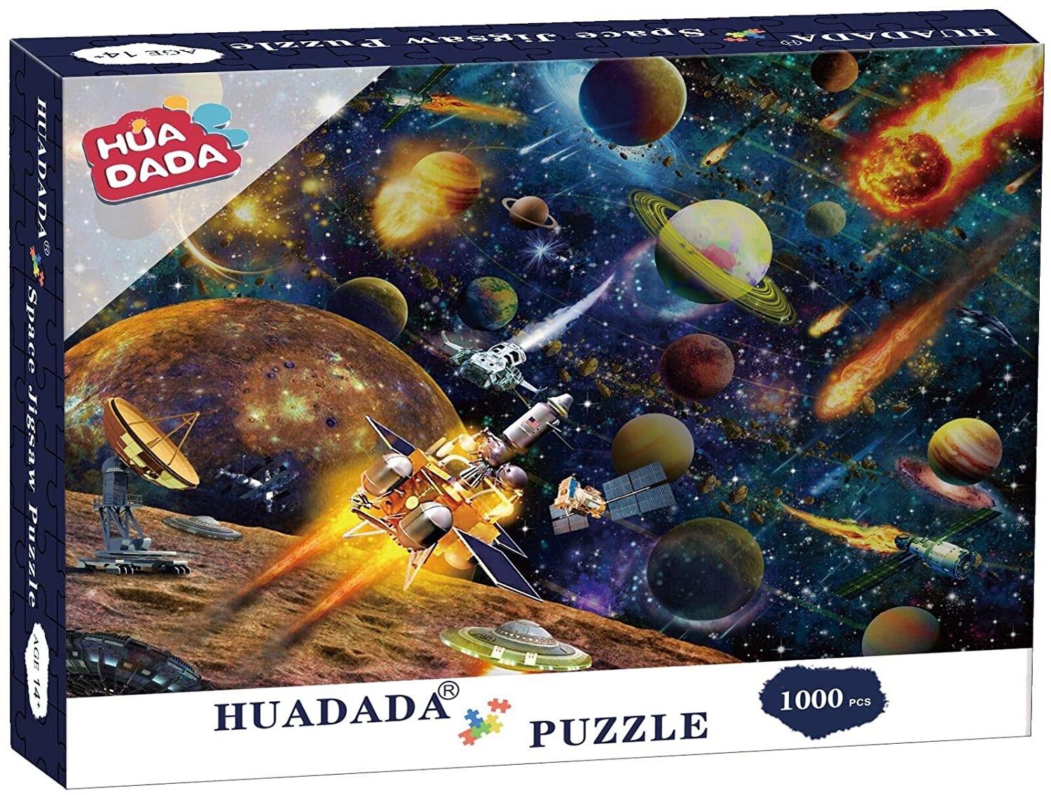 1000 Piece HUADADA In Space Jigsaw Puzzle for Adults & Teenagers.