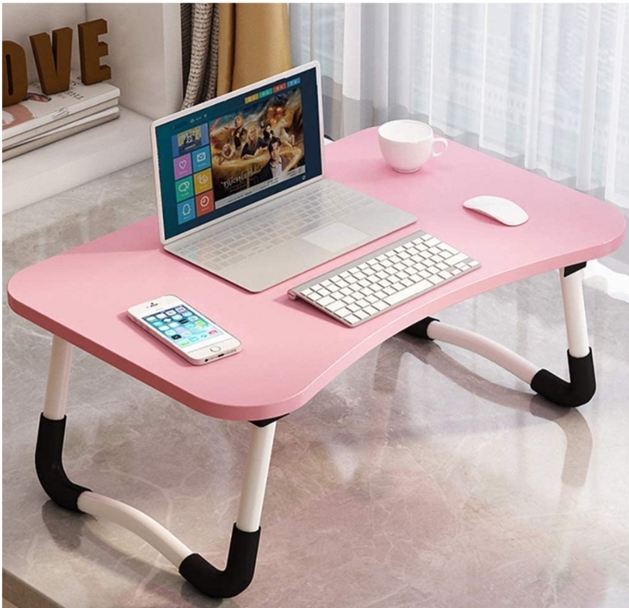 Foldable Laptop Bed Table Lap Desk Stand, Serving Tray or Workstation Table.