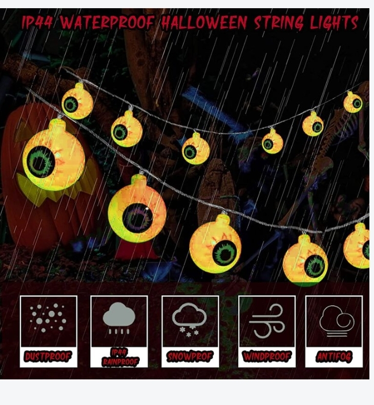 20 Quality Halloween 3D Bloodshot Eyeballs