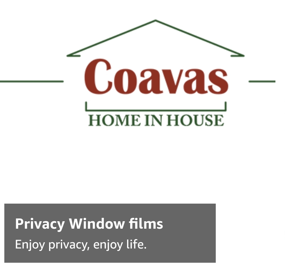 Coavas Window Privacy Film With A Frosted Square Pattern. 45 x 400cm More for Less!