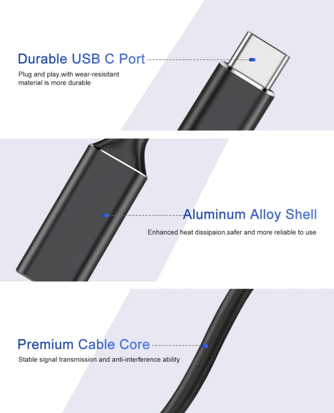 HOPLAZA: USB C to HDMI 4K Adapter
