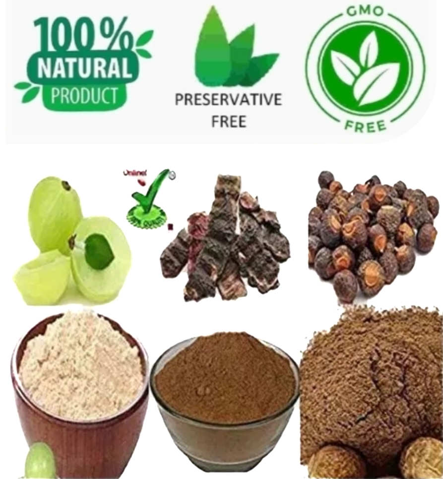Shikakai Powder; Only Pure and Natural Ingredients Used. Available in 100gm Pouches.