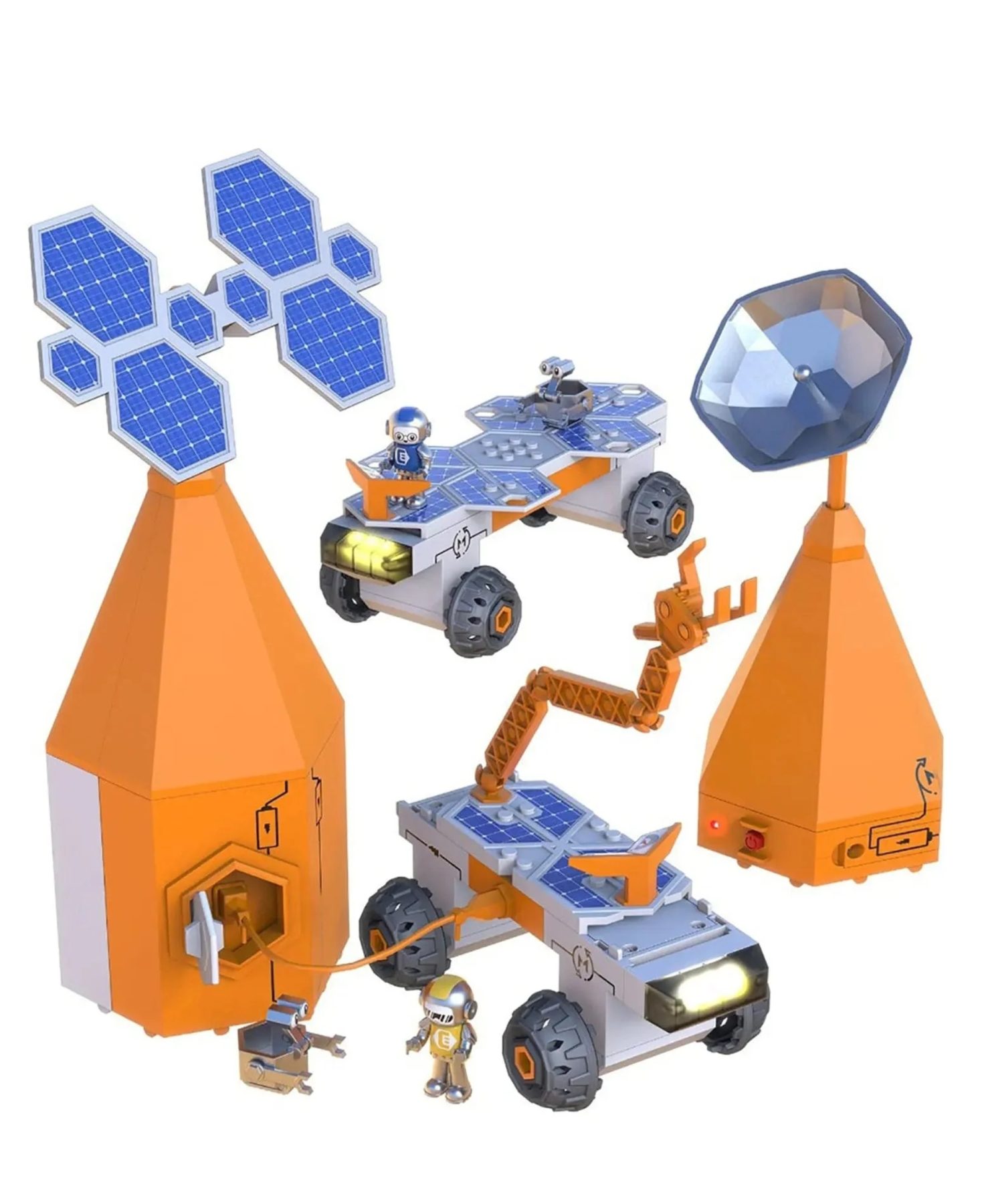 Educational Insights Circuit Explorer Rover Space Toy, Building Set