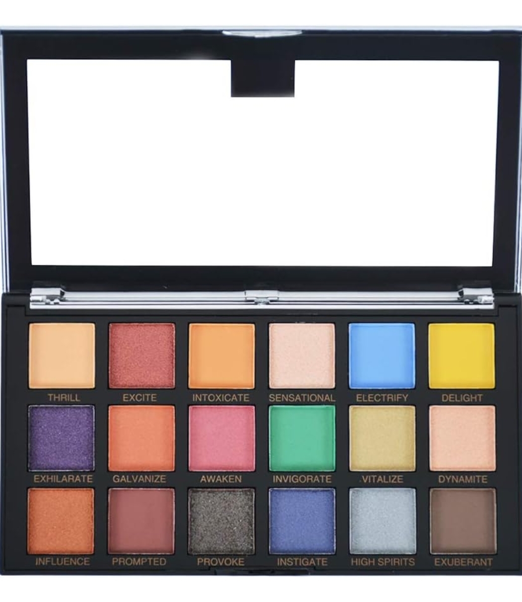OBLHER B, Two 18 Colour Eyeshadow Palettes (36 Colours in Total).
